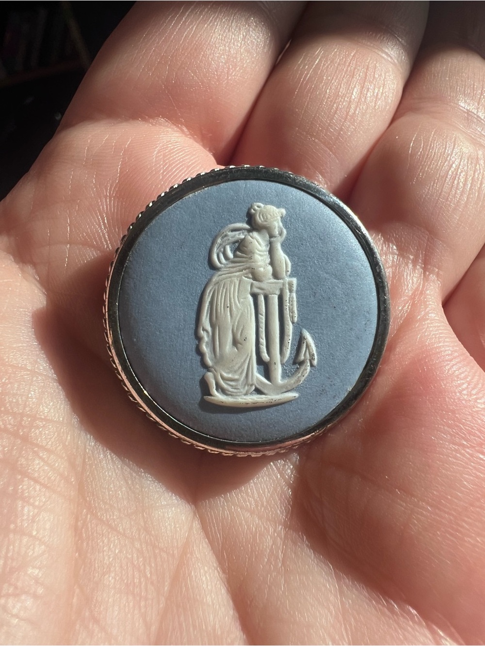 Wedgwood “Hope and Anchor” Brooch/Pendant